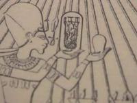 From ''The Eye of the Sun Based on a carving of Pharaoh Akhenaten